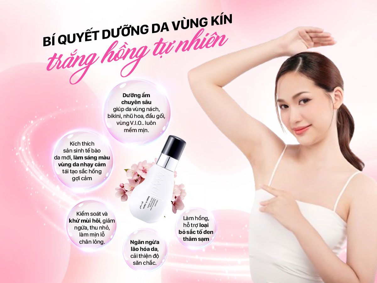 kem trị thâm vùng kín maputi